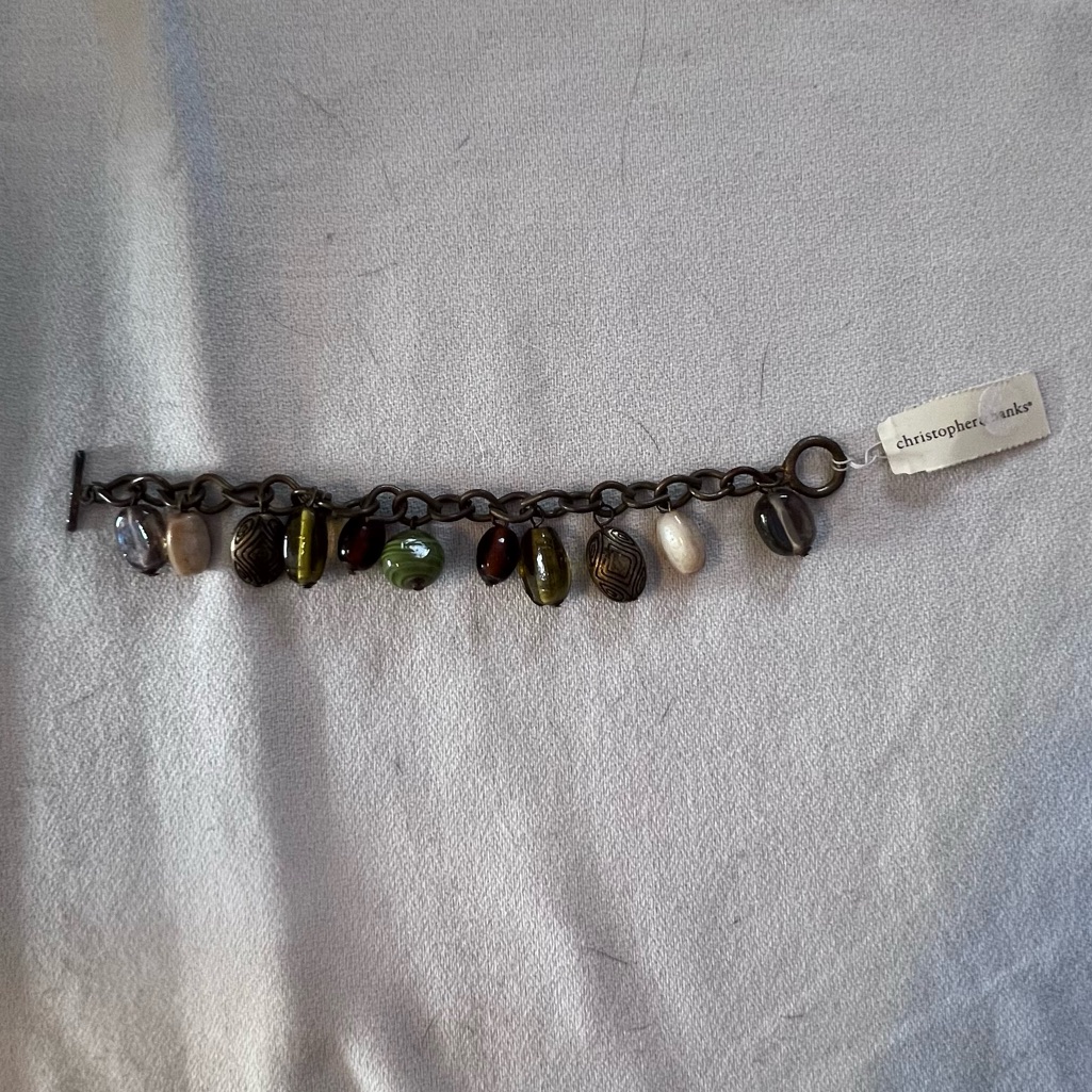 Christopher Banks Beaded Bracelet 10$
